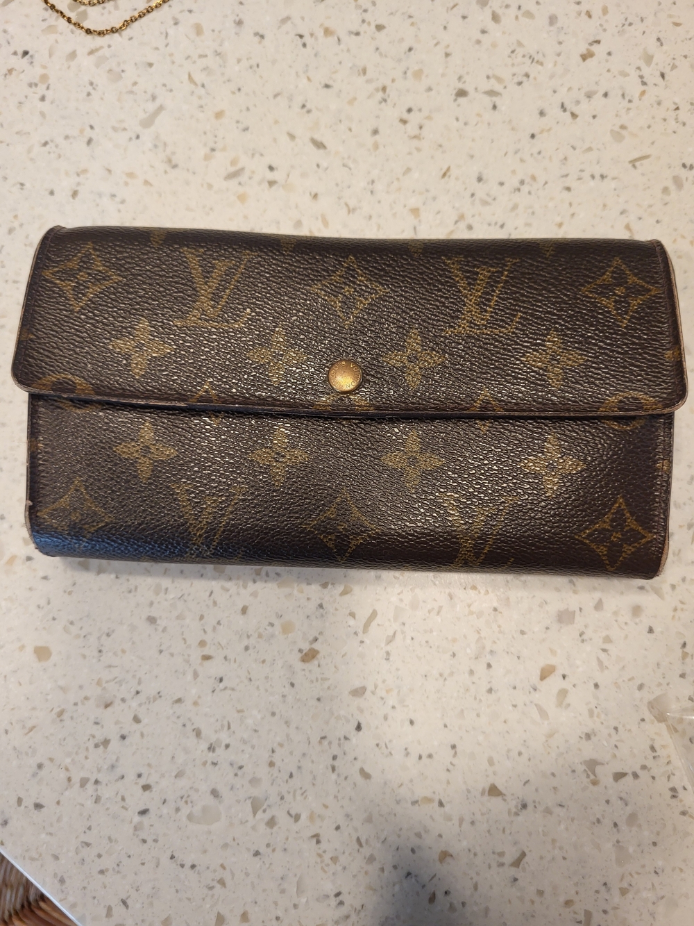Louis Vuitton Brown Monogram Canvas Wallet with Tan Interior - Picture 2 of 14